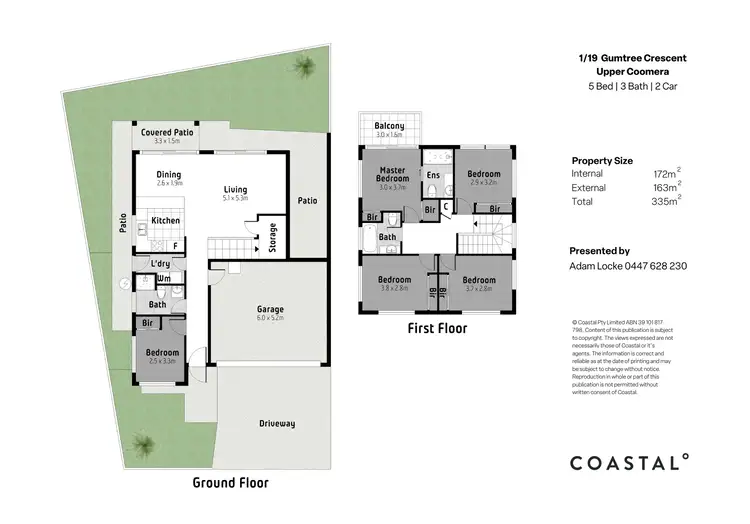Floorplan of Homely townhouse listing, 1/19 Gumtree Crescent, Upper Coomera QLD 4209
