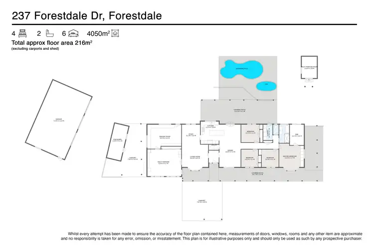 Floorplan of Homely house listing, 237 Forestdale Drive, Forestdale QLD 4118