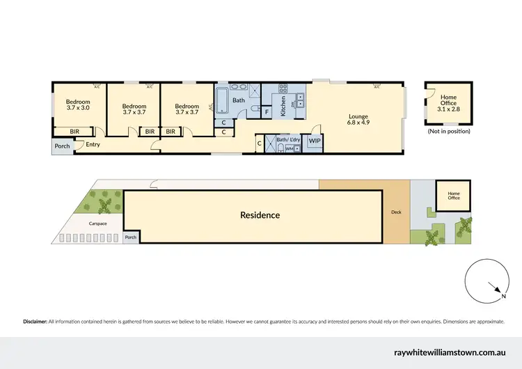 Floorplan of Homely house listing, 38 Yarra Street, Williamstown VIC 3016