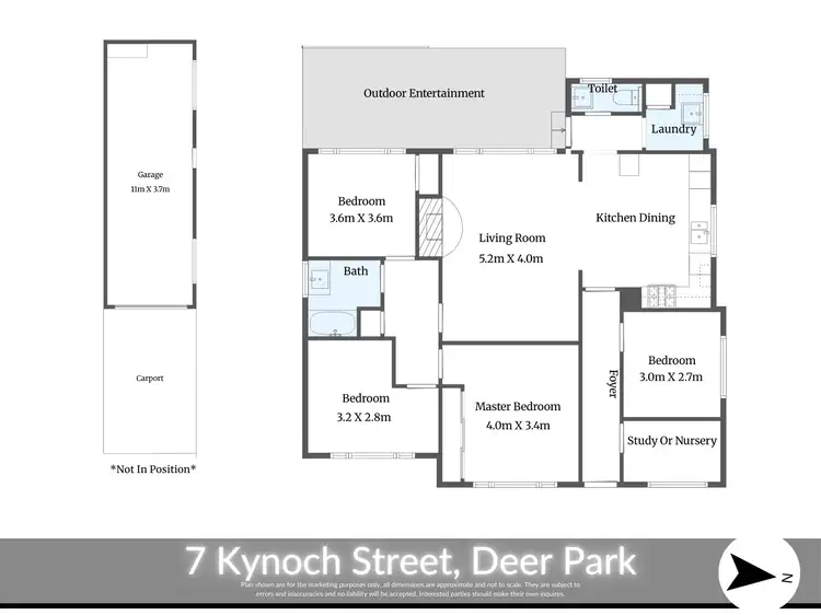 Floorplan of Homely house listing, 7 Kynoch Street, Deer Park VIC 3023