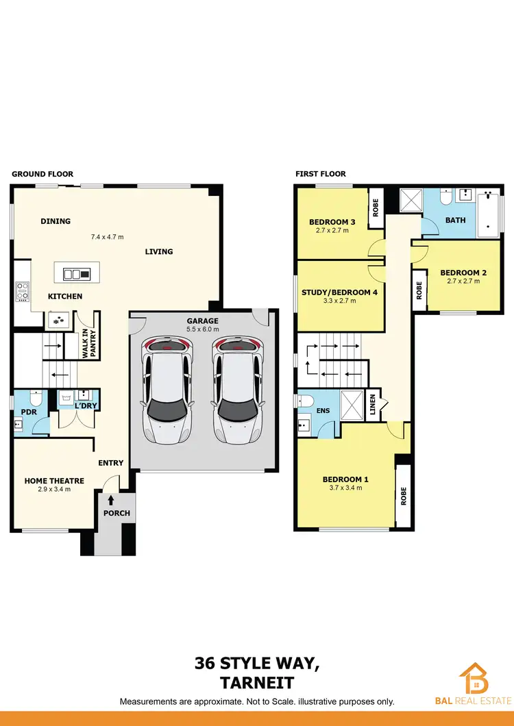 Floorplan of Homely house listing, 36 Style Way, Tarneit VIC 3029