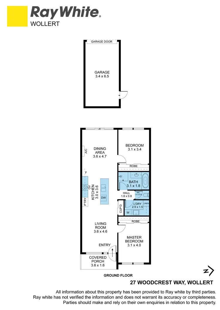 Floorplan of Homely house listing, 27 Woodcrest Way, Wollert VIC 3750