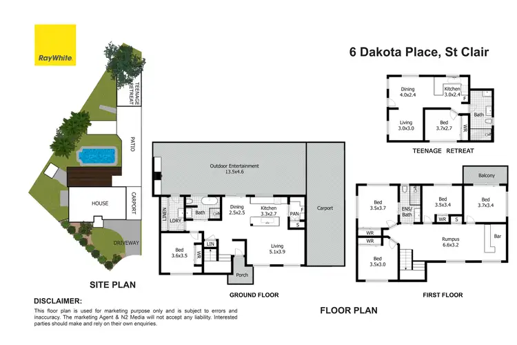 Floorplan of Homely house listing, 6 Dakota Place, St Clair NSW 2759