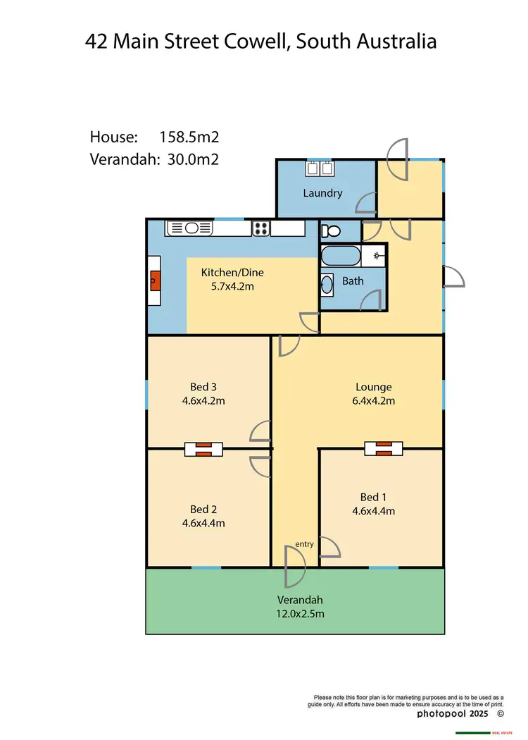 Floorplan of Homely house listing, 42 Main Street, Cowell SA 5602