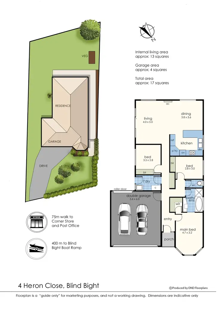 Floorplan of Homely house listing, 4 Heron Close, Blind Bight VIC 3980