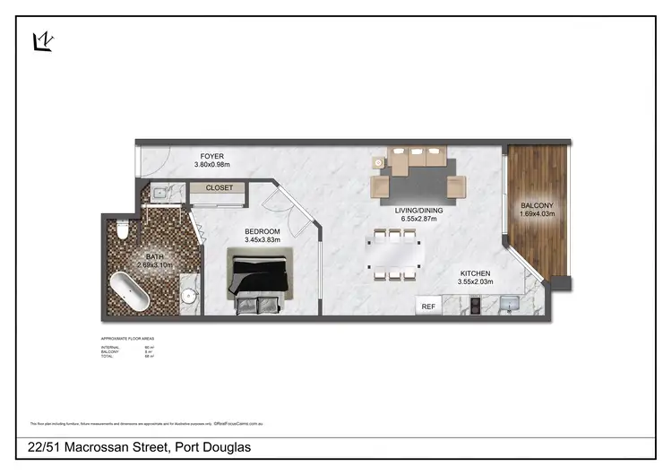 Floorplan of Homely apartment listing, 22/51 Macrossan Street, Port Douglas QLD 4877