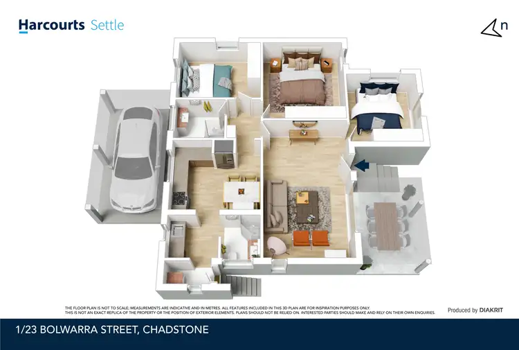 Floorplan of Homely unit listing, 1/23 Bolwarra Street, Chadstone VIC 3148