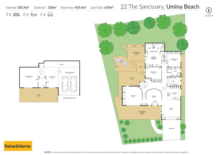 Floorplan of Homely house listing, 22 The Sanctuary, Umina Beach NSW 2257