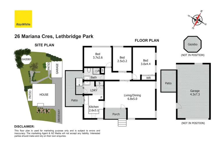 Floorplan of Homely house listing, 26 Mariana Crescent, Lethbridge Park NSW 2770