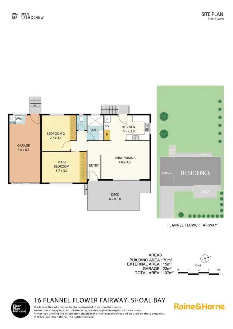 Floorplan of Homely house listing, 16 Flannel Flower Fairway, Shoal Bay NSW 2315