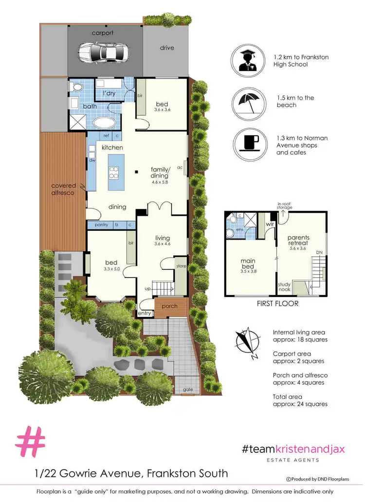 Floorplan of Homely house listing, 1/22 Gowrie Avenue, Frankston South VIC 3199