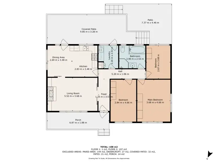 Floorplan of Homely house listing, 75 Kennedy Street, Northam WA 6401