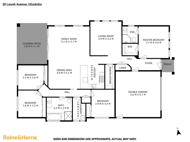 Floorplan of Homely house listing, 20 Laurel Avenue, Ulladulla NSW 2539