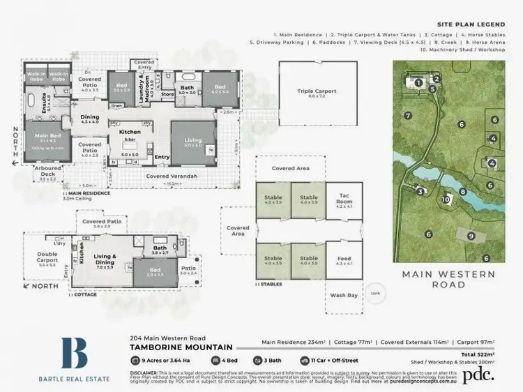 Floorplan of Homely house listing, 204 Main Western Road, Tamborine Mountain QLD 4272