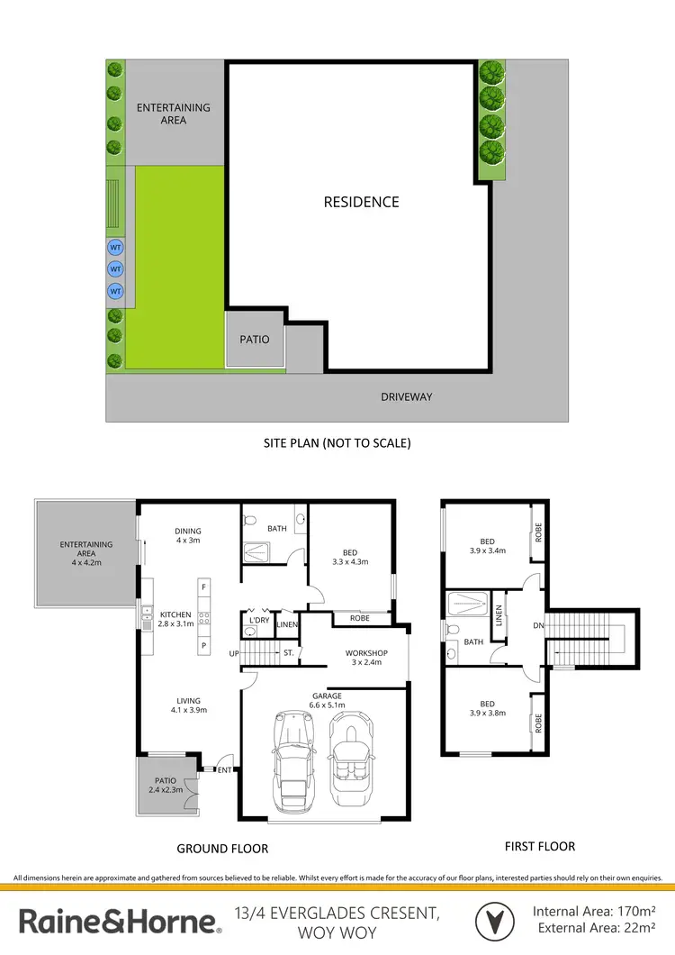 Floorplan of Homely townhouse listing, 13/4 Everglades Crescent, Woy Woy NSW 2256