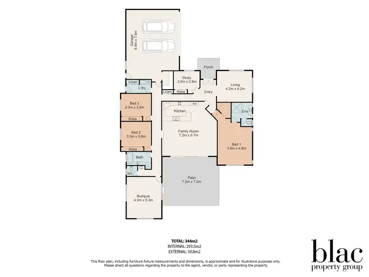 Floorplan of Homely house listing, 6 Ashford Circuit, Petrie QLD 4502