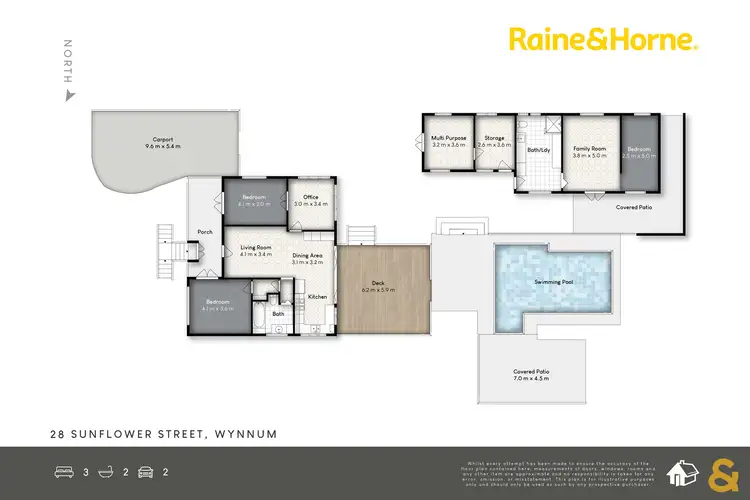 Floorplan of Homely house listing, 28 Sunflower Street, Wynnum QLD 4178