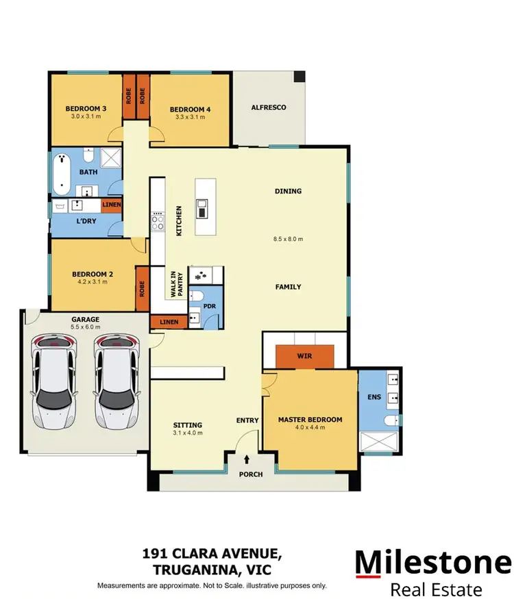 Floorplan of Homely house listing, 191 Clara Avenue, Truganina VIC 3029