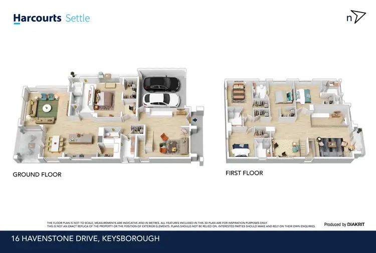 Floorplan of Homely house listing, 16 Havenstone Drive, Keysborough VIC 3173