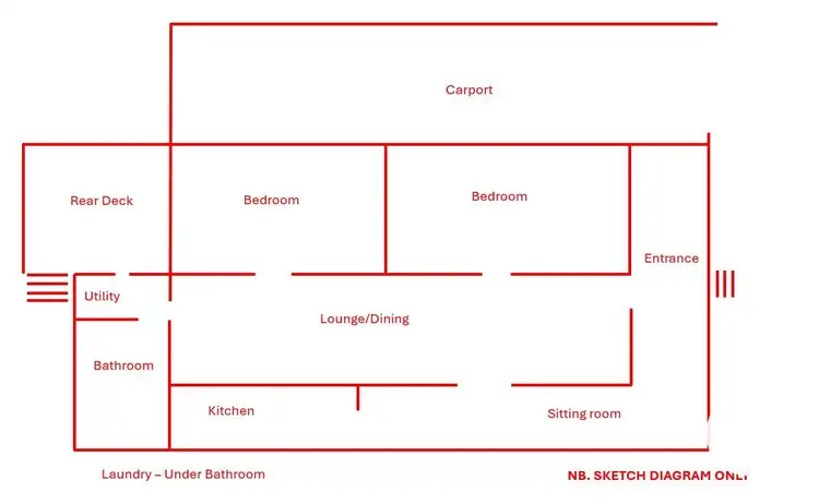Floorplan of Homely house listing, 120-122 Edmond Street, Marburg QLD 4346