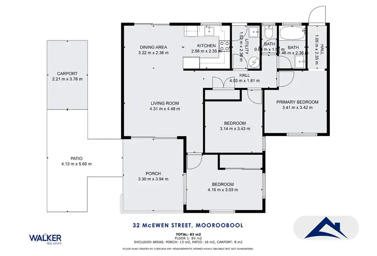 Floorplan of Homely house listing, 32 Mcewen Street, Mooroobool QLD 4870