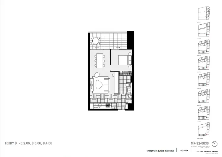Floorplan of Homely apartment listing, 406/20 Dunkerley Place, Waterloo NSW 2017