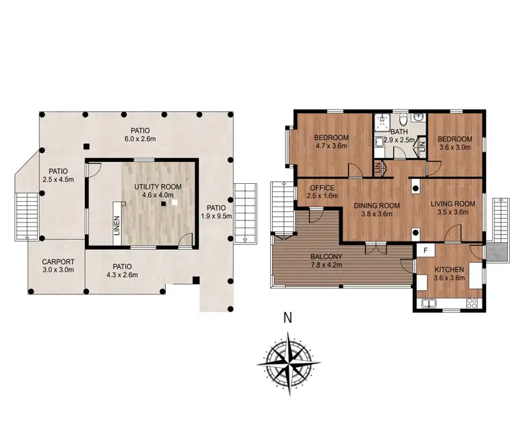 Floorplan of Homely house listing, 10 Victoria Parade South, Coochiemudlo Island QLD 4184