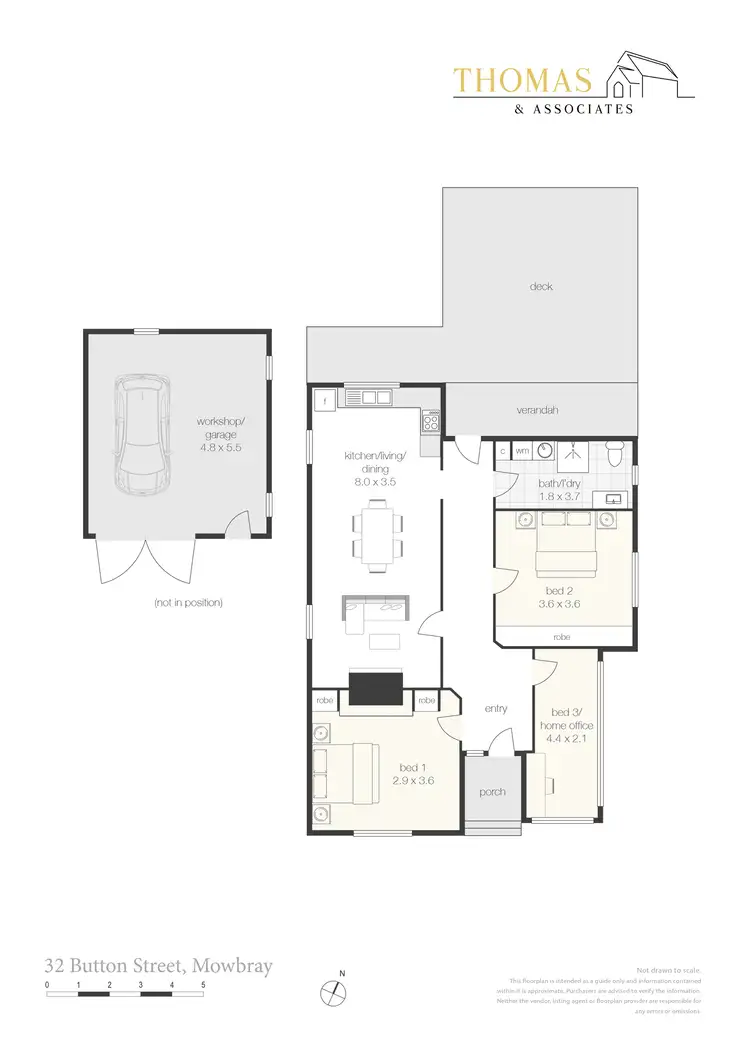 Floorplan of Homely house listing, 32 Button Street, Mowbray TAS 7248