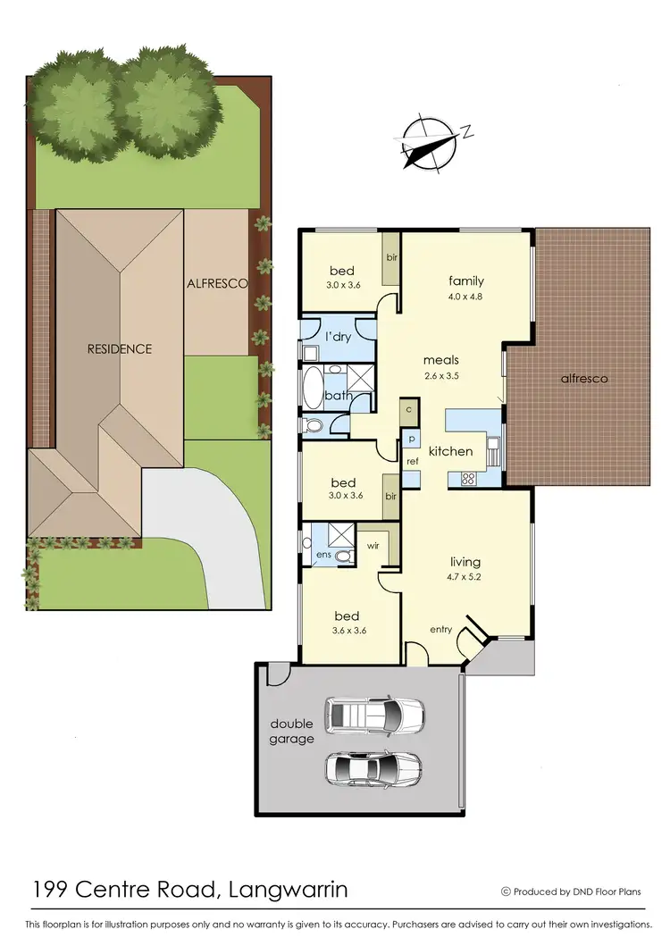 Floorplan of Homely house listing, 199 Centre Road, Langwarrin VIC 3910