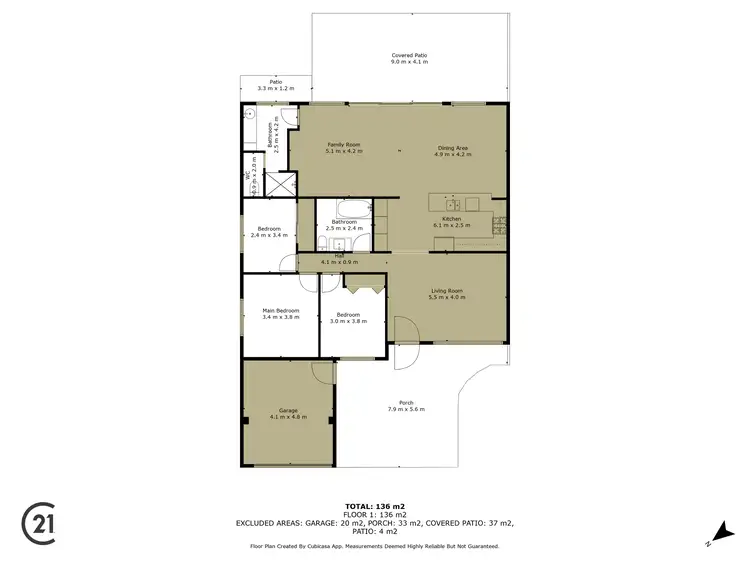 Floorplan of Homely house listing, 21 Gibla Street, Mandurah WA 6210
