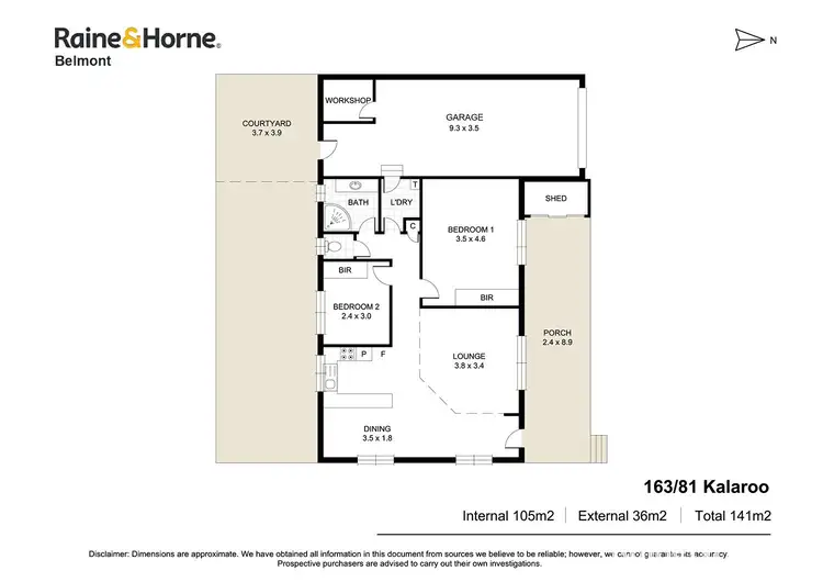 Floorplan of Homely house listing, 163/81 Kalaroo Road, Redhead NSW 2290