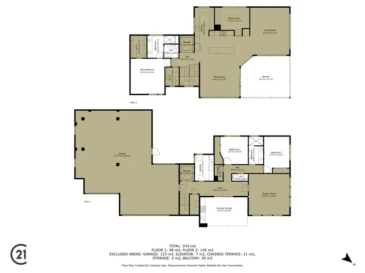 Floorplan of Homely house listing, 8 Nautical Pass, Dawesville WA 6211