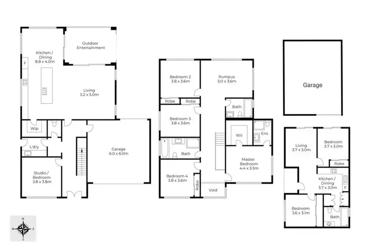 Floorplan of Homely house listing, 179 & 179a Oxford Street, Cambridge Park NSW 2747