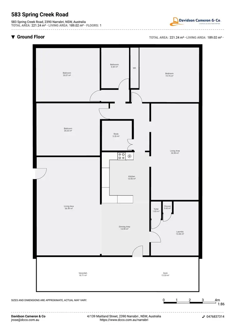 Floorplan of Homely house listing, 583 Spring Creek Road, Narrabri NSW 2390