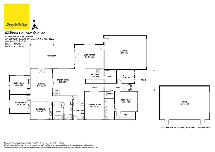 Floorplan of Homely house listing, 62 Stevenson Way, Orange NSW 2800
