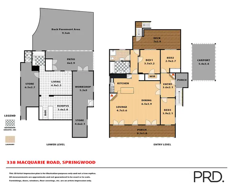 Floorplan of Homely house listing, 338 Macquarie Road, Springwood NSW 2777