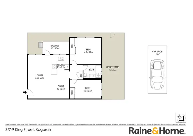 Floorplan of Homely unit listing, 3/7-9 King Street, Kogarah NSW 2217
