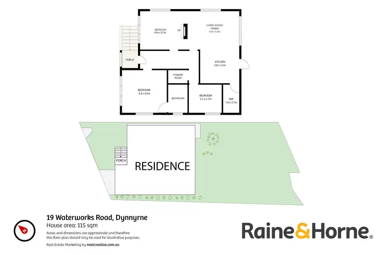 Floorplan of Homely house listing, 19 Waterworks Road, Dynnyrne TAS 7005
