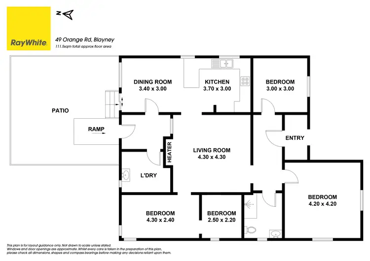 Floorplan of Homely house listing, 49 Orange Road, Blayney NSW 2799