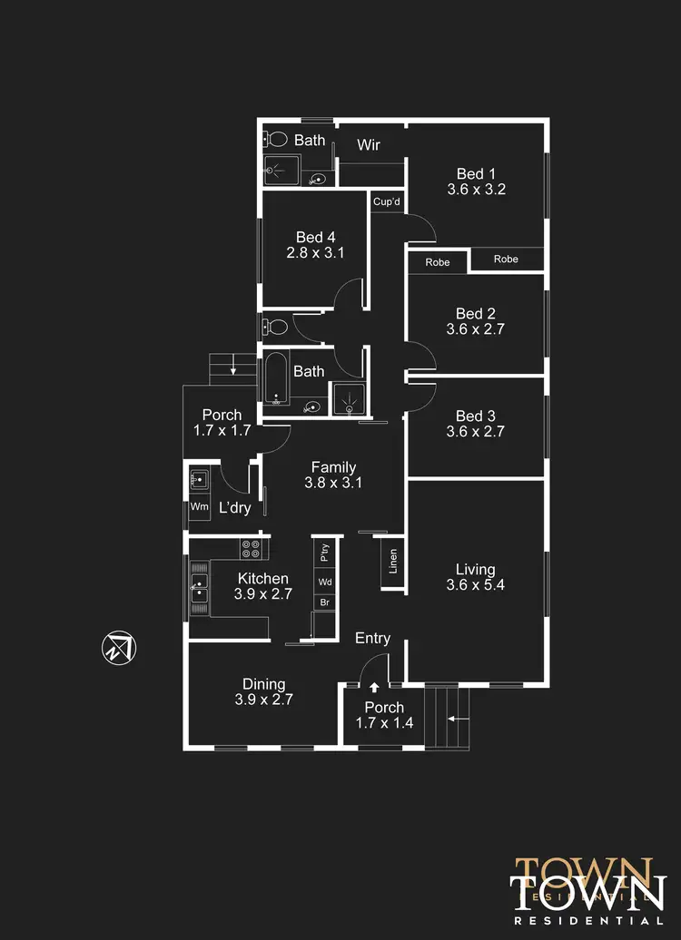 Floorplan of Homely house listing, 18 Daintree Crescent, Kaleen ACT 2617