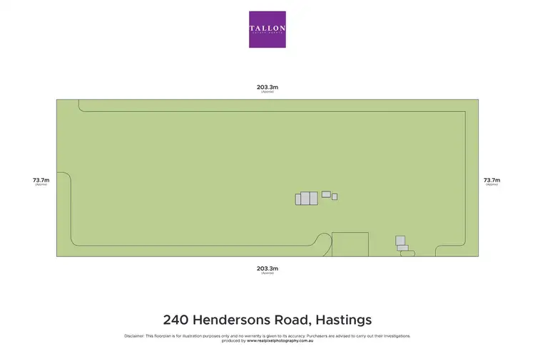 Floorplan of Homely land listing, 240 Hendersons Road, Hastings VIC 3915