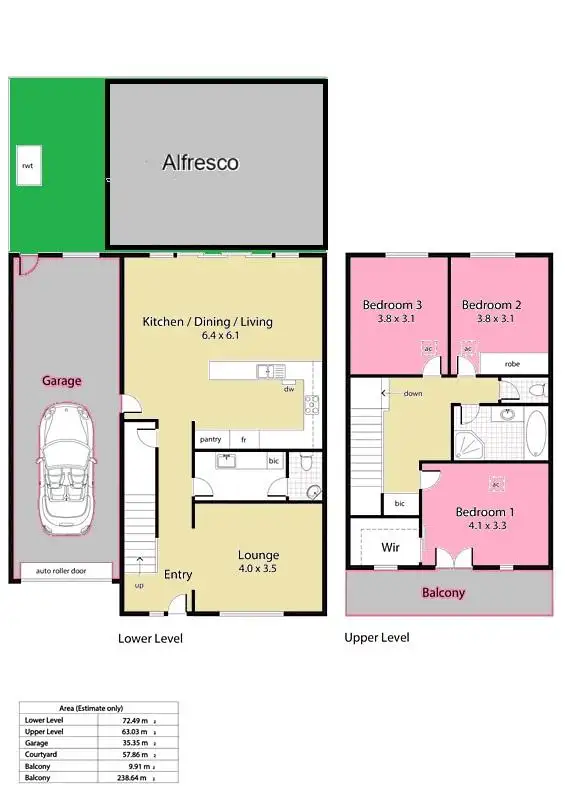Floorplan of Homely house listing, 2B Dudley Avenue, North Plympton SA 5037