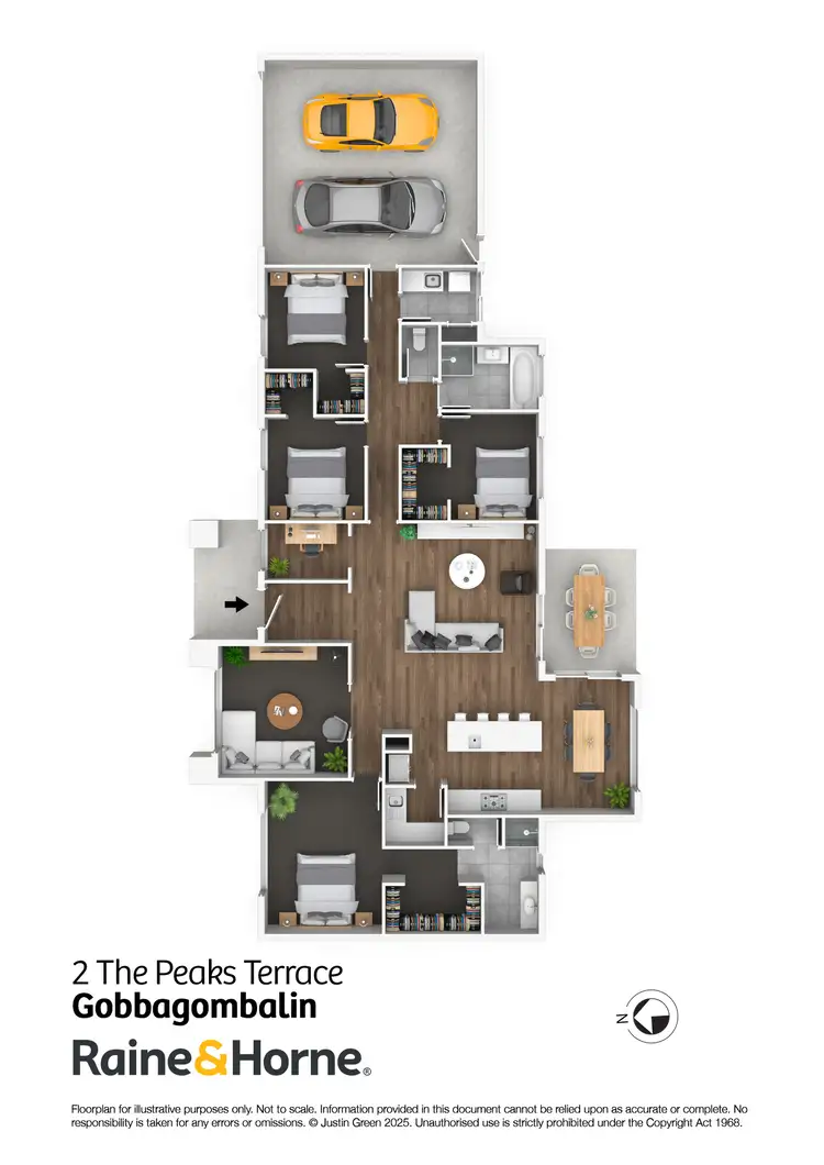 Floorplan of Homely house listing, 2 The Peaks Terrace, Gobbagombalin NSW 2650