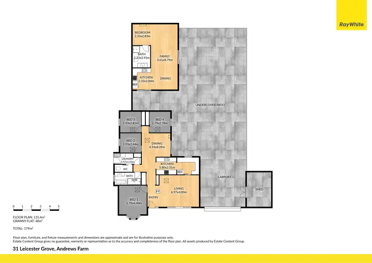 Floorplan of Homely house listing, 31 Leicester Grove, Andrews Farm SA 5114