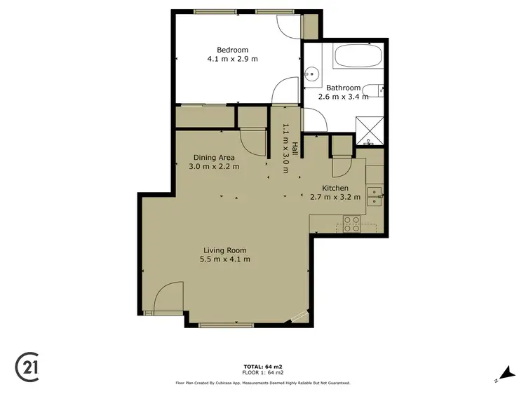 Floorplan of Homely house listing, 4/94 Mandurah Terrace, Mandurah WA 6210