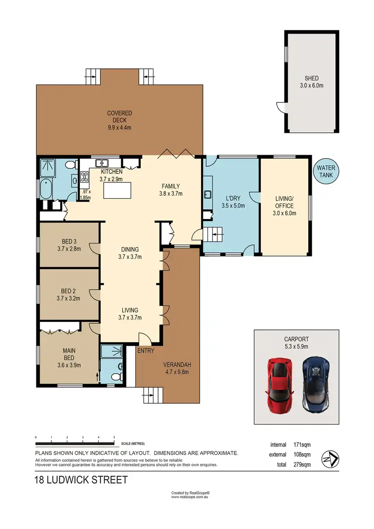 Floorplan of Homely house listing, 18 Ludwick Street, Cannon Hill QLD 4170