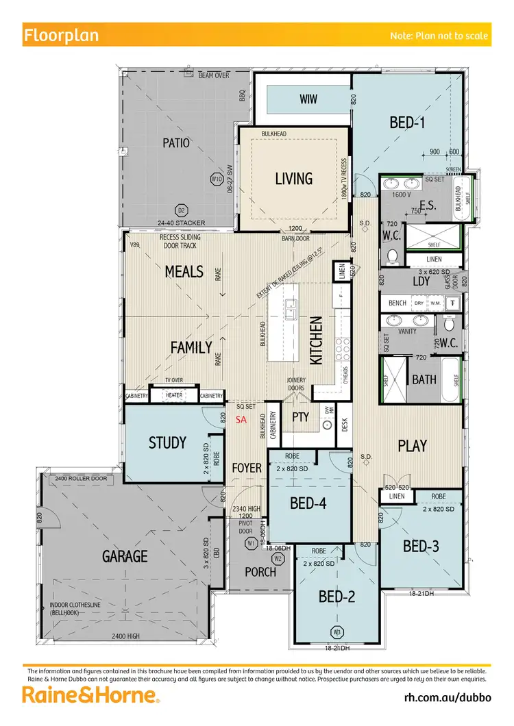 Floorplan of Homely house listing, 10 Rapids Parade, Dubbo NSW 2830