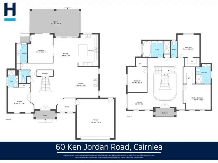 Floorplan of Homely house listing, 60 Ken Jordan Road, Cairnlea VIC 3023