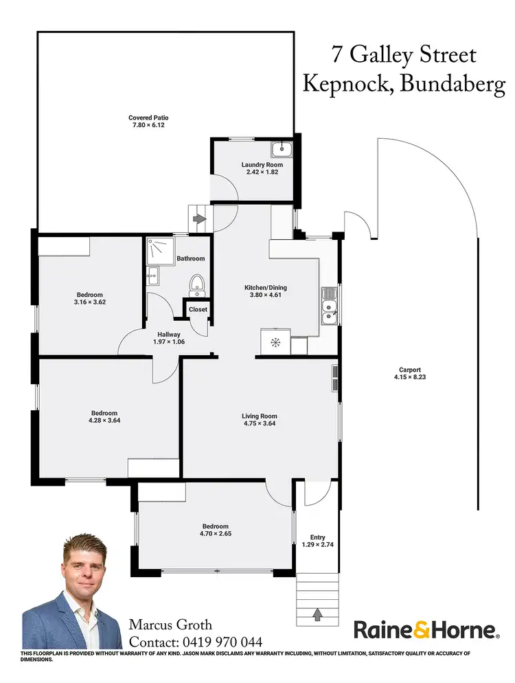 Floorplan of Homely house listing, 7 Galley Street, Kepnock QLD 4670