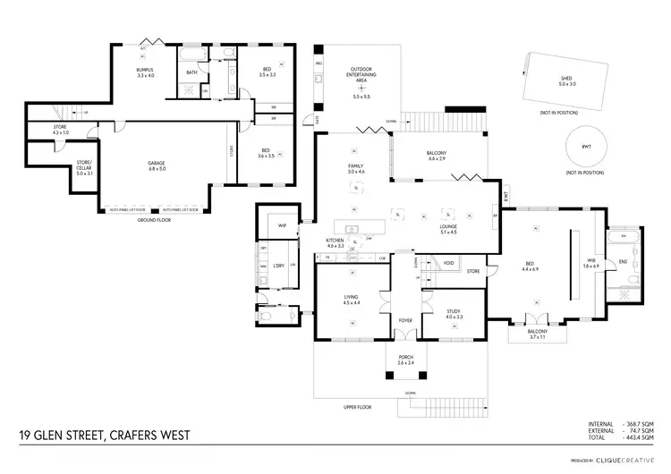 Floorplan of Homely house listing, 19 Glen Street, Crafers West SA 5152